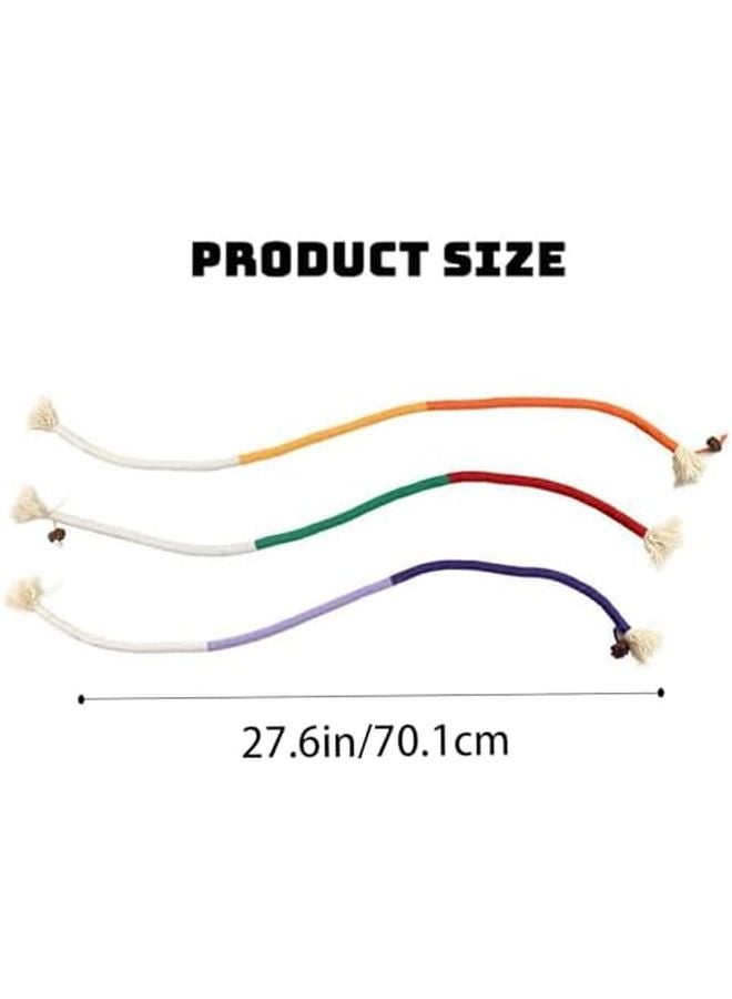 Cotton Cat Rope Toy Interactive Chew Toy for Teeth Cleaning Play Kittens Small Medium Cats - Image 3