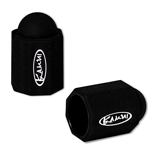 KAMUI Billiard Cue Tip Protector 2-Pack Leather Burnisher (Black) - Image 3