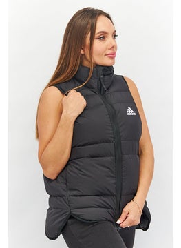 Adidas Women Regular Fit Sleeveless 2 in 1 Cold RDY Down Vest, Black  - Image 3
