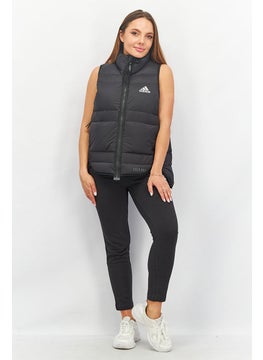 Adidas Women Regular Fit Sleeveless 2 in 1 Cold RDY Down Vest, Black  - Image 2
