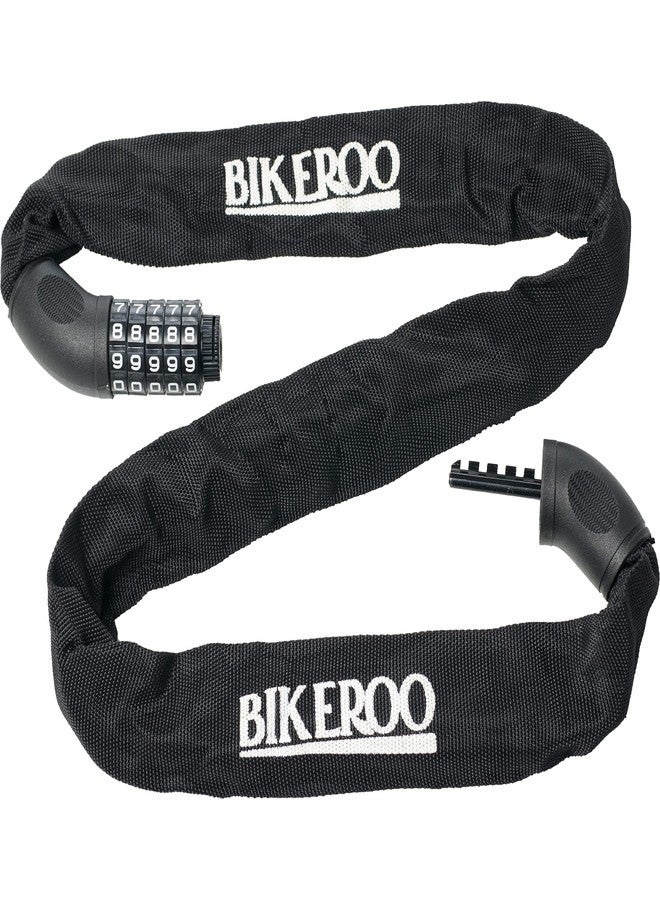 Bikeroo Bike Lock Chain - Heavy Duty Combination Bicycle Anti Theft Protection - 3 Foot Security Cable for Bikes, Scooter & E-Bike - Image 1