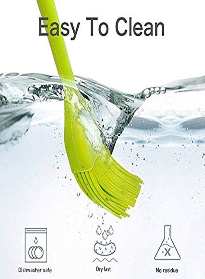 Set of 3 Kitchen Silicone Pastry Brush Silicon Oil Cooking Brush for Grilling, Tandoor, Cooking, Baking, Glazing, BBQ, Oil Brush for Cooking, Kitchen Use, Multicolor - Image 5