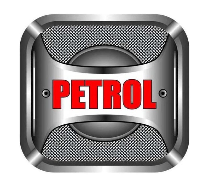 Auto E-Shopping Car Tank Petrol Sticker Sign Rectangle Shape Vinyle Universal Size 5" x 5.3" - Image 1