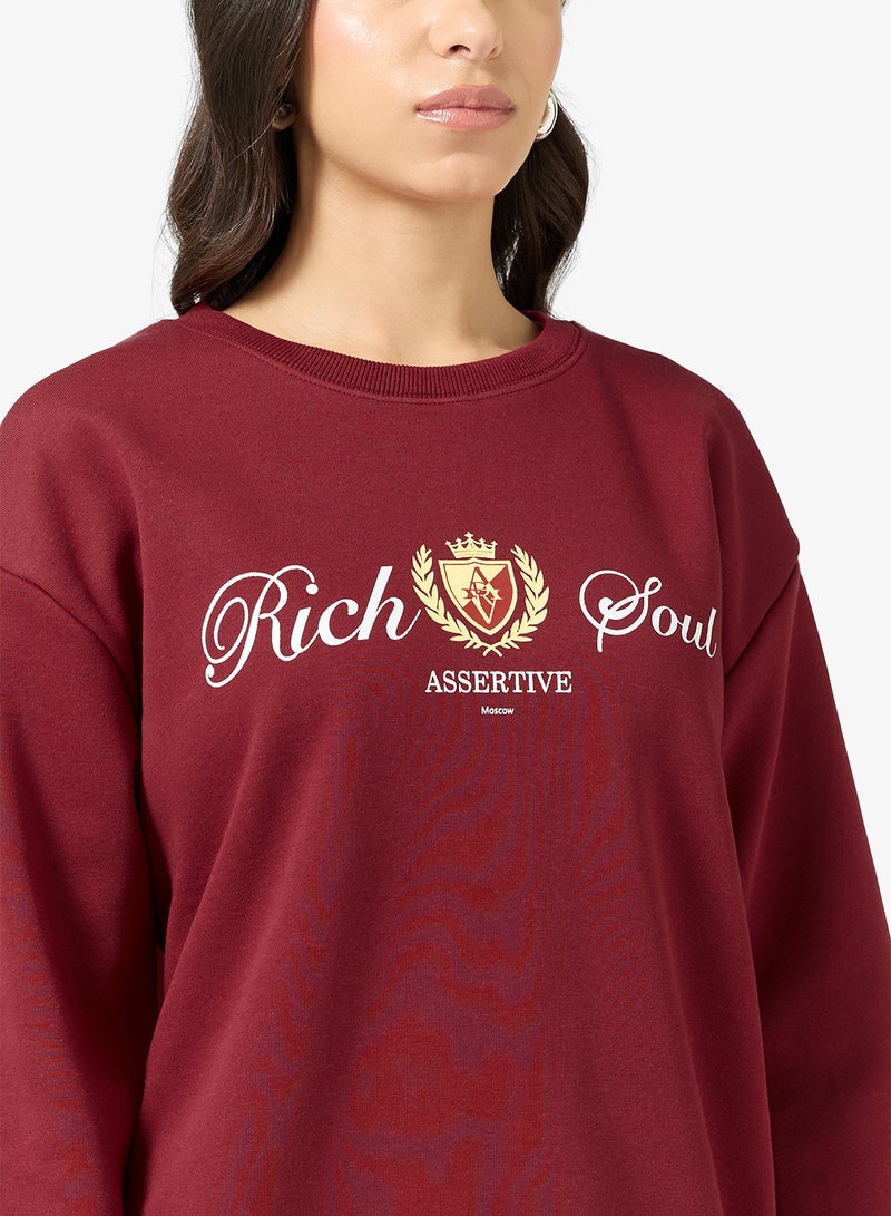 جينجر سترة رياضية كبيرة الحجم بأسلوب جامعي - Image 3