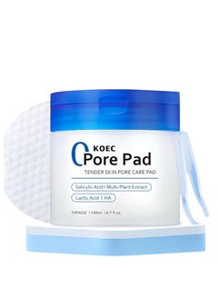 Zero Pore Pad, Tender Skin Care, 70 Pads, Transform your skincare routine with these innovative pore care pads,140ml, with Salicylic Acid and Lactic Acid
