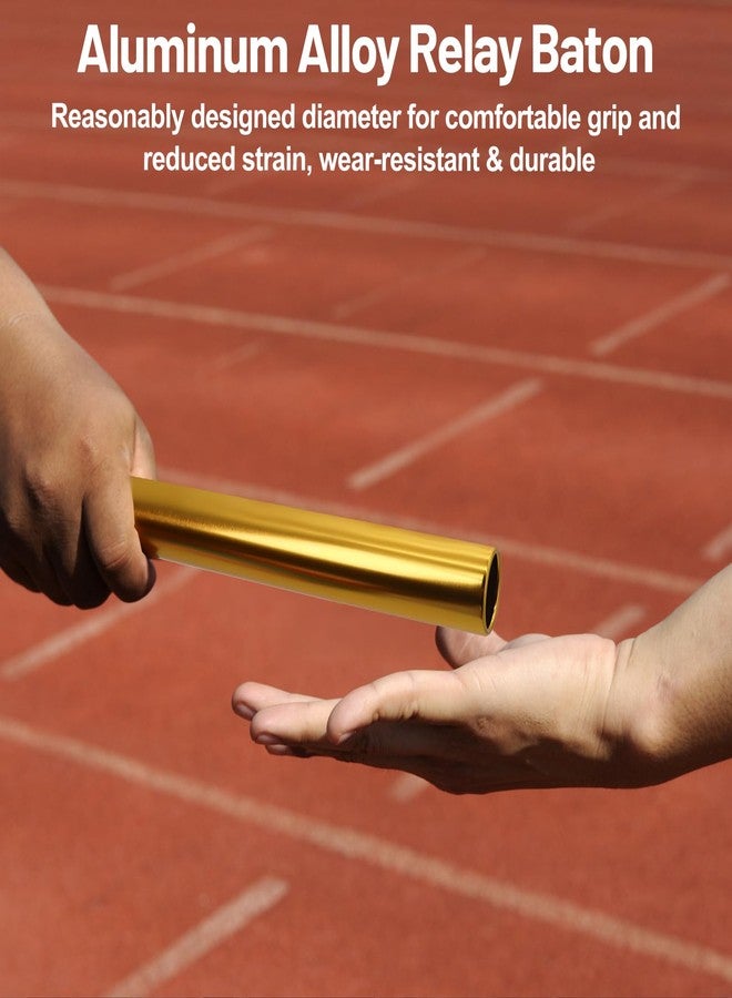 Vaolvpant Aluminum Alloy 8 Pieces Field Relay Batons for Track and Athletes Runners Outdoor Running Sports Events Baton Race Stick Smooth Hollow Tube Lightweight Durable Design Multi-Color - Image 4