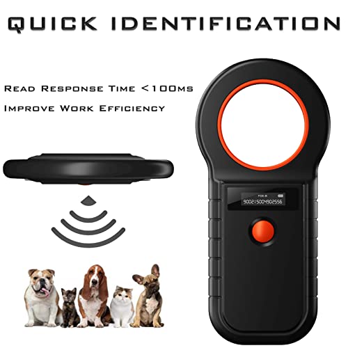 Smoostart Microchip Scanner, ISO11784/85/FDX-B/EMID 128 Records Data Storage Upload to PC Microchip Scanner Reader for Dog/Pet/Cat/Pig/Animal - Image 4