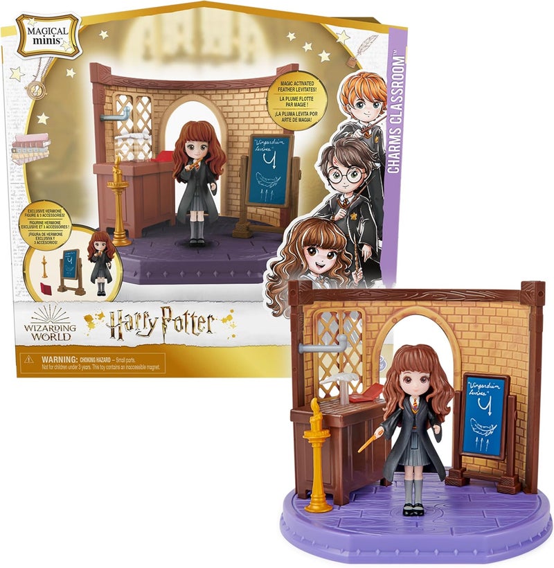 WIZARDING WORLD Tiered cost purchase alternatives Wizarding World, Magical Minis Charms Classroom With Exclusive Hermione Granger Figure And Accessories, Kids Toys For Girls And Boys Ages 5 And Up Multi option design - Image 1
