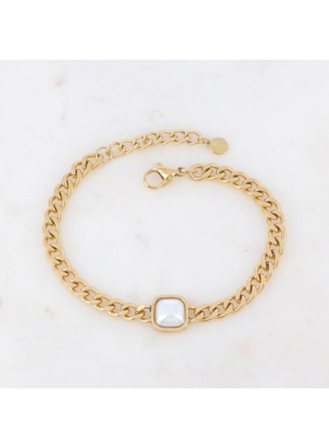 Rwnq Stainless steel bracelet unique and attractive design - women's accessory - suitable for daily outings and special occasions_ Stainless accessories-Women's accessories - Women's Stainless Steel Accessories - Jewelry - Accessories  - Image 2