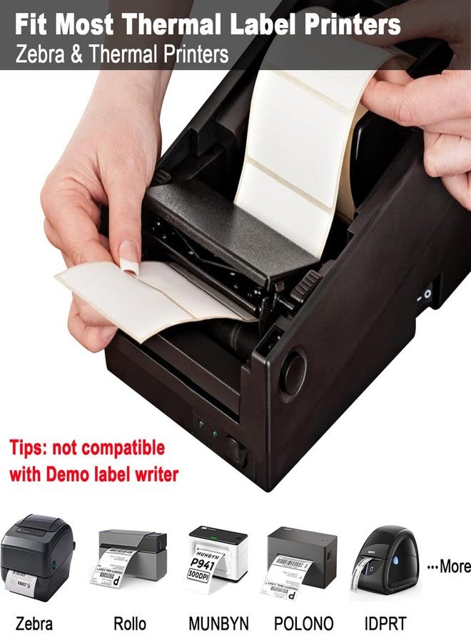 Tapsin Thermal Labels 2-1/4 x 1-1/4, Adhesive Label Stickers 1000 Printer Papers for Barcode, FNSKU, Mailing, Shipping, Compatible with Zebra, Rollo and More Thermal Printer - Image 5