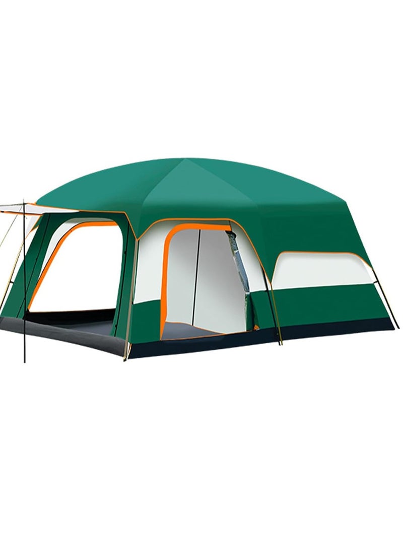 DubaiGallery Camping Equipment Outdoor Two-bedroom Single Multi-person Double Deck Camping Tent Wind and Water Resistance Outdoor Play Tent - Image 2