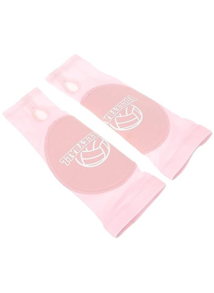 KASTWAVE 1 Pair Volleyball Arm Sleeves Passing Forearm Sleeves with Protection Pad/Thumbhole Arm Sleeves for Girls Boys Kids Youth Volleyball Training Protect Arms from Sting  - Image 1