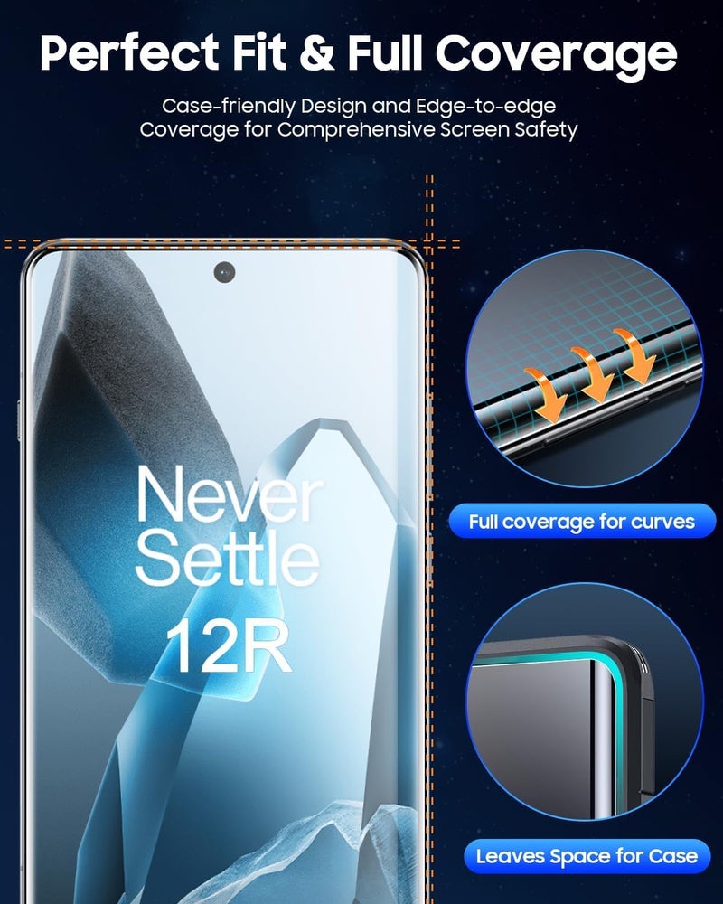 VENSIA® - For Oneplus 13 Screen Protector, High Clarity, 9H Hardness, Anti-Scratch, Hd Clear, Full Coverage, Fingerprint Working Curved Uv Tempered Glass For - OnePlus 13 - Image 3