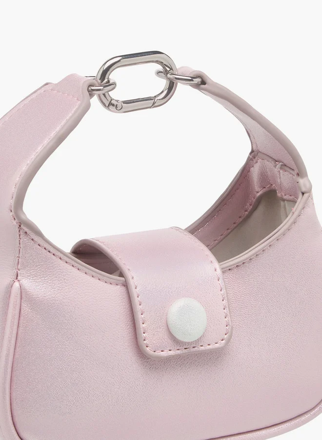 فلورا بيلا من شو إكسبرس Girls Solid Crossbody Bag with Detachable Strap and Flap Closure