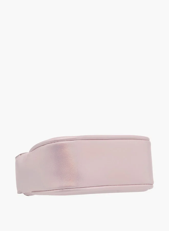 فلورا بيلا من شو إكسبرس Girls Solid Crossbody Bag with Detachable Strap and Flap Closure