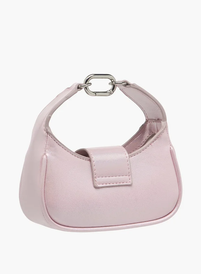 فلورا بيلا من شو إكسبرس Girls Solid Crossbody Bag with Detachable Strap and Flap Closure