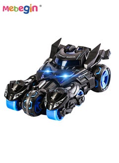 MEBEGIN 3-in-1 Transformer Electric Toy, Ejection Chariot Pull-back Alloy Car with Light and Music, 1:32 Scale Model Toy, Motorcycle Deformation Vehicle, Die-cast Car Models, Ideal Gift for Kids Aged 3+  - Image 3