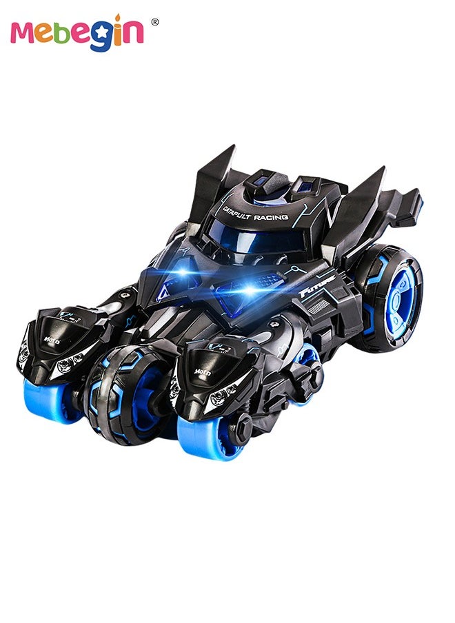 MEBEGIN 3-in-1 Transformer Electric Toy, Ejection Chariot Pull-back Alloy Car with Light and Music, 1:32 Scale Model Toy, Motorcycle Deformation Vehicle, Die-cast Car Models, Ideal Gift for Kids Aged 3+  - Image 3