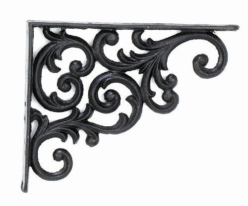 Upper Deck Bracket Shelf, 9.375-Inch Deep, Rustic Antique Finish - Image 5