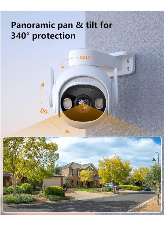 IMOU Imou Cruiser 2 3K 5MP Outdoor Security Camera with AI Human & Vehicle Detection,3K FHD Pan/Tilt Wi-Fi Camera, IP66 Weatherproof，Full Color Night Vision,Active Deterrence with 2-Way Talk, Smart Tracking  - Image 4