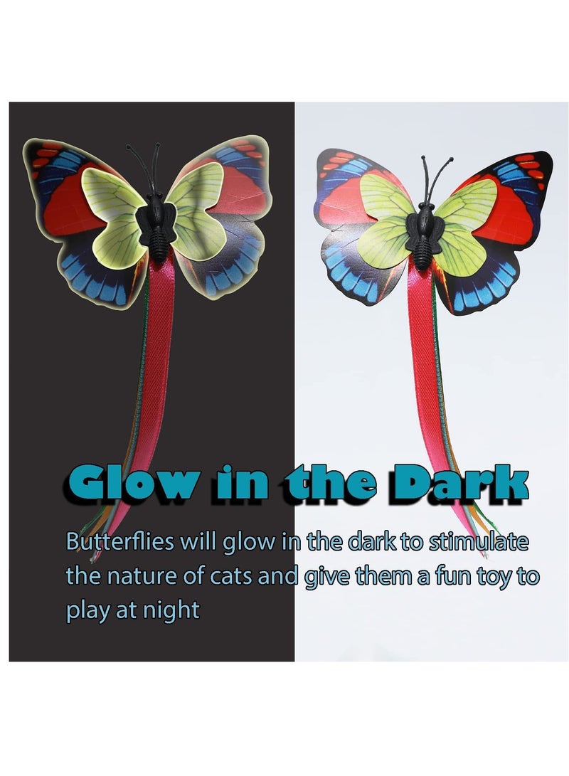 KASTWAVE Cats Toys, Cat Toys Interactive for Indoor Cats Adult Kitten, Electric Kitten Toys, Automatic Rotating Butterfly Cat Toy for Chasing, Interactive Kitten Toys Gifts - Image 5