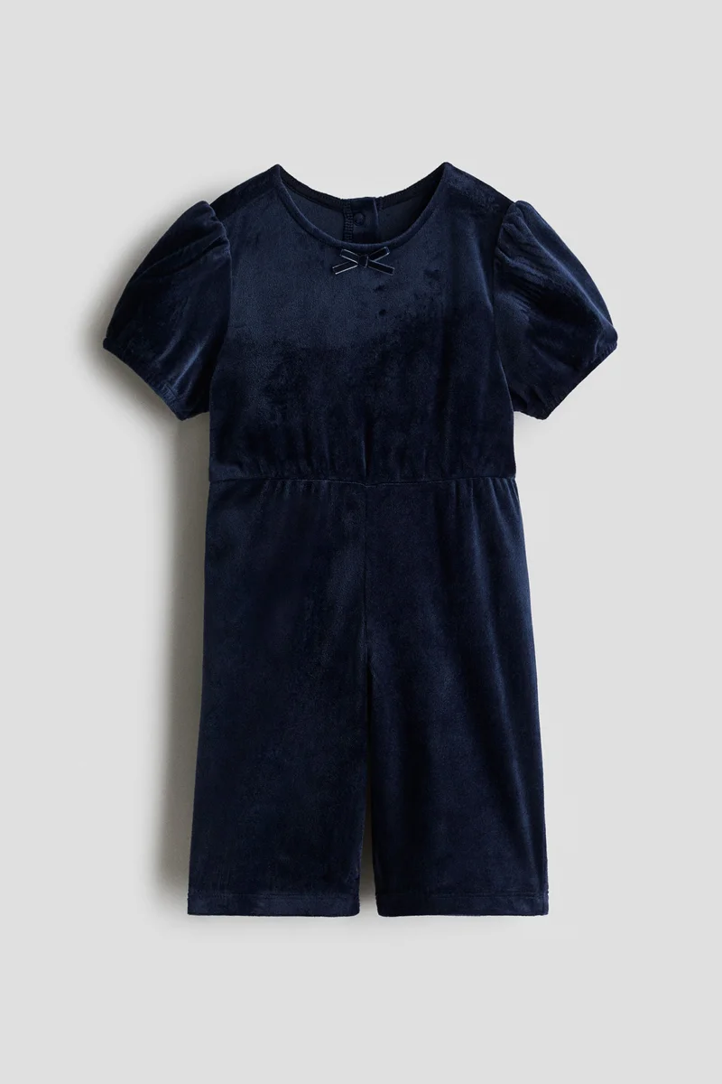 H&M Velour romper suit