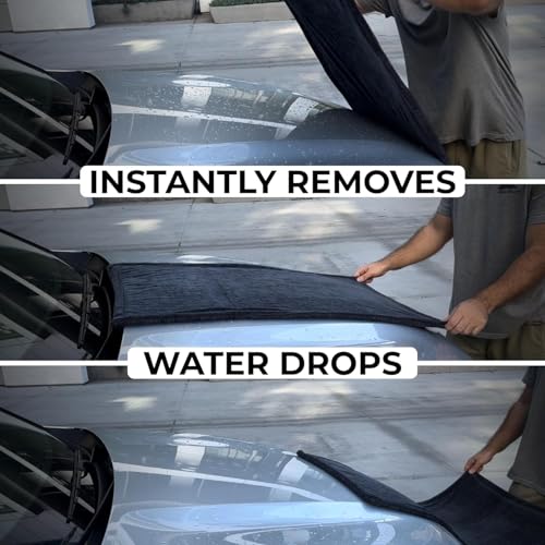 Auto Hub 1600gsm Microfiber Cloth - Dual Sided, Lint & Streak Free for Car Cleaning - Multipurpose Wash Cloth - 2pc, 60x40cm, Grey - Image 5