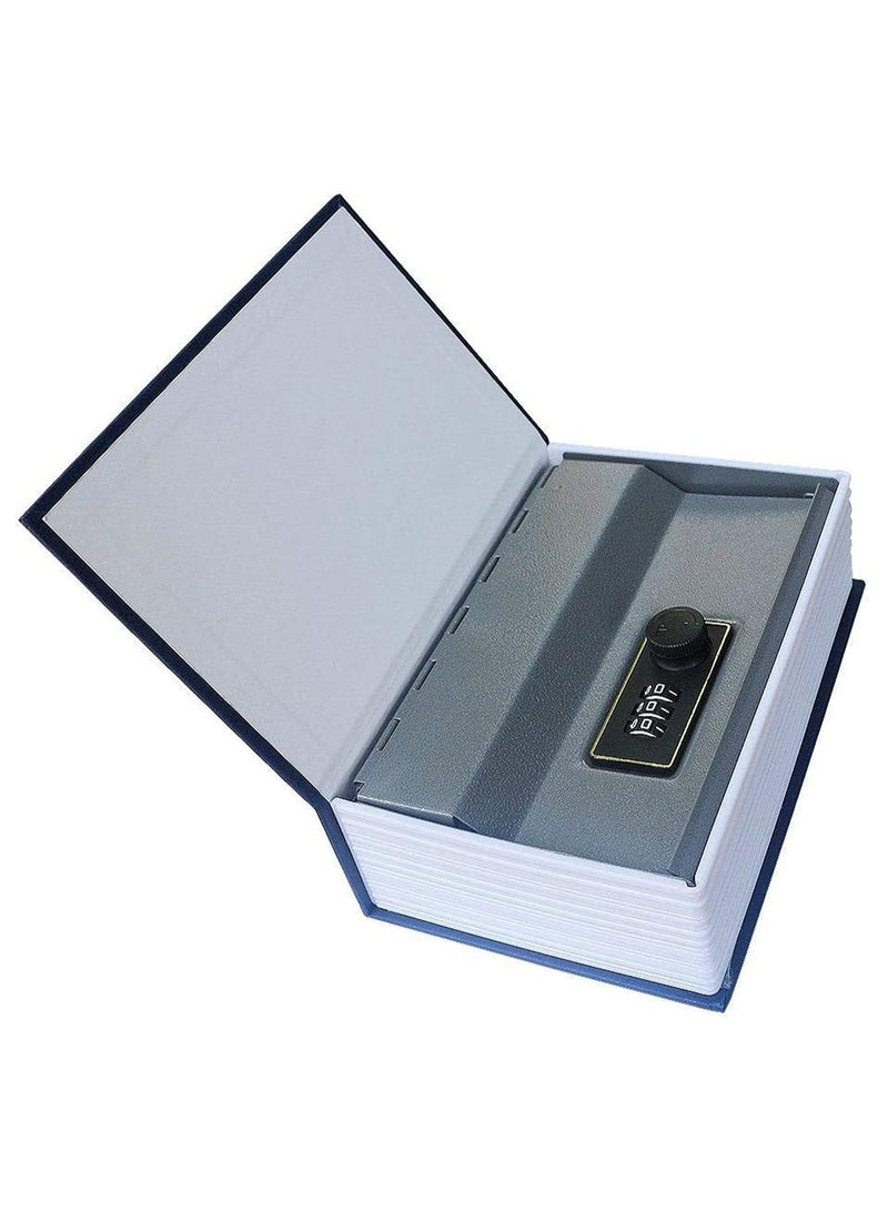Locked Safe Box Looks Like Real English Dictionary Book Strong Steel Plate Cardboard Cover Concealed on Bookshelf for Hiding Cash Jewelry Watches Credit Card - Image 3