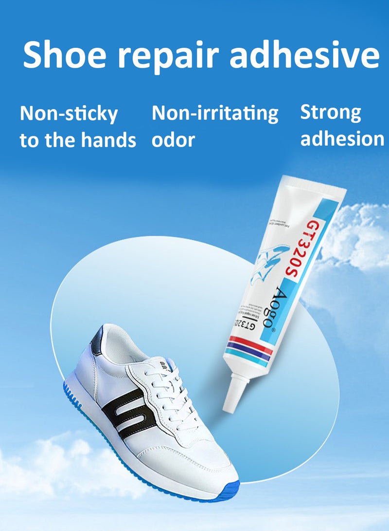 AOGO Shoe Repairing Glue, Clear Waterproof Shoe Repair Glue with Precision Tip for Sport Shoes, Boots, Leather 60ml  - Image 4