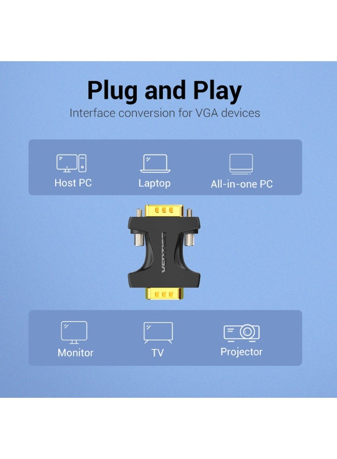 VENTION VGA Male to Male Adapter Black Model # DDEB0 - Image 5