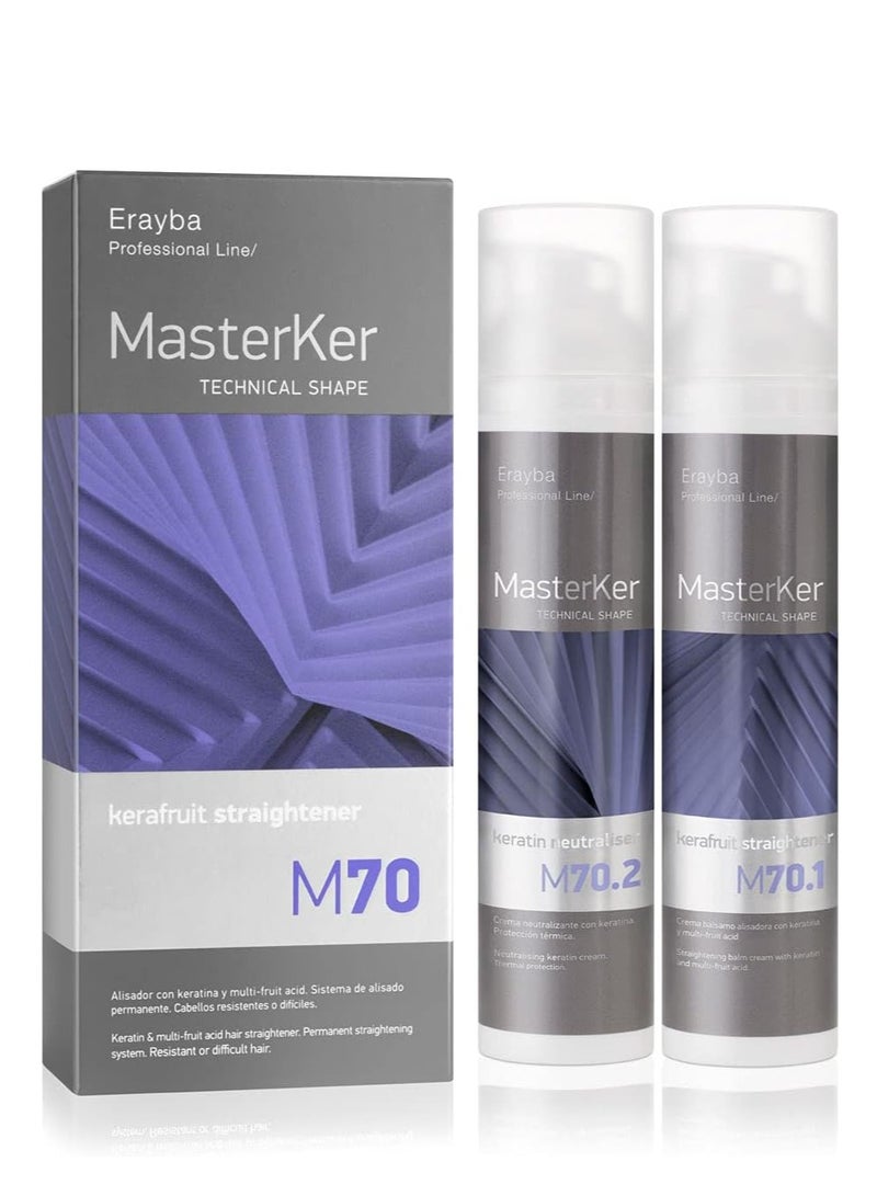 Erayba Mastercare Kerafruit M70 Keratin Hair Straightening Kit - Image 1