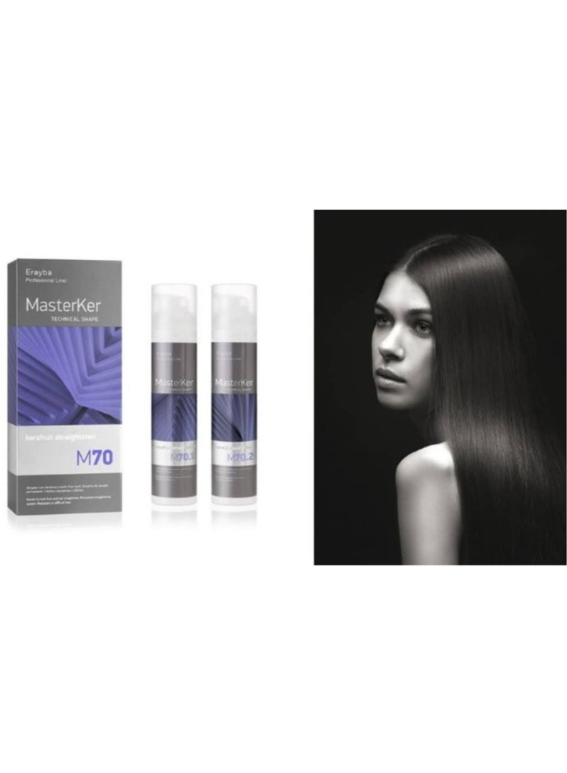 Erayba Mastercare Kerafruit M70 Keratin Hair Straightening Kit - Image 2