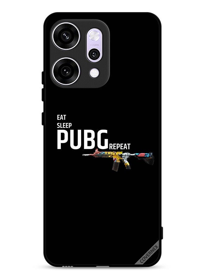 Covernex Oppo Reno14 Pro Protective Case Cover Eat Sleep Pubg Repeat - Image 1