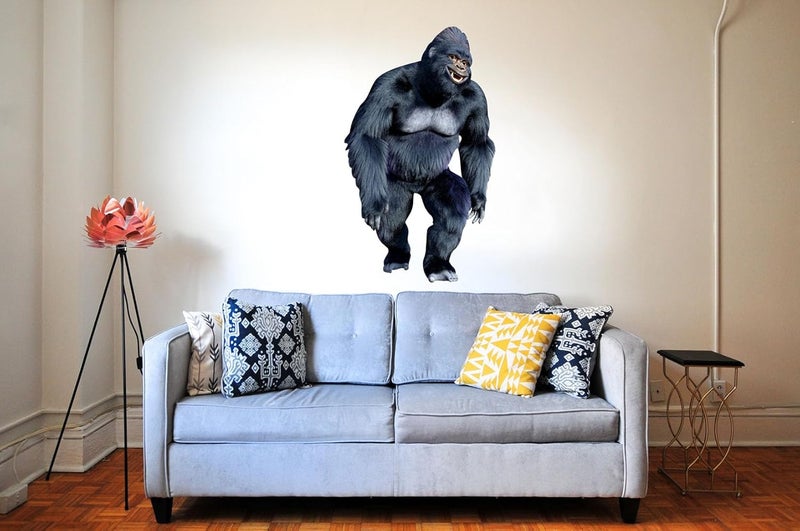 Merical Gorilla Size 69 X 43Cms Wall Stickers for Home Hall Bedroom Kitchen and Living Room - Image 3