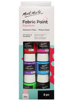 Mont Marte Fabric Paint Set 8pc x 20ml