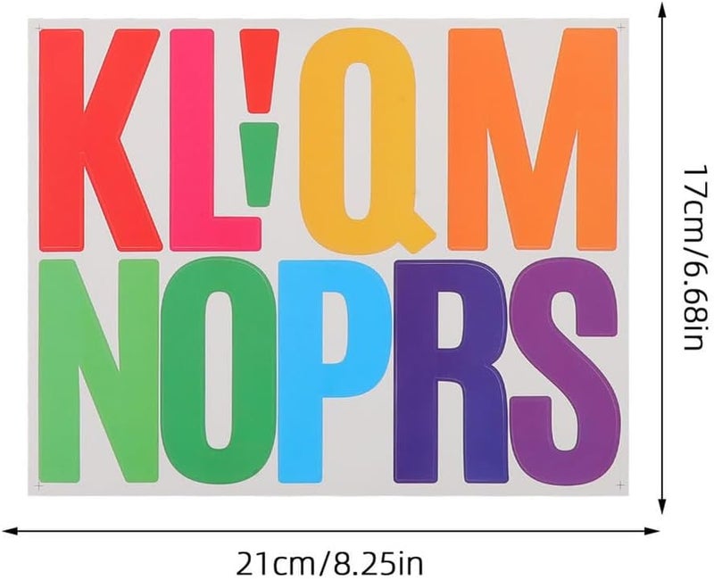 Salt resistant coating Abaodam Colorful Waterproof Alphabet Letter Stickers 3-inch Self-Adhesive Sticky Letters for Bulletin Board Classroom Poster Mailbox Craft Decoration, 5 Sets with 15 Sheets Global upgraded practical design Wide range usage design General standard compliant quality Natural tone color options Balanced weight All-item matching trendy build Systematic nationwide ship Backup reserve local stock Continuous warehouse supply Growing order stock support Secure equipped warehouse Varied size selections Natural material All choice modern design Globally trusted quality Market diverse application fit Tiered purchase options Climate adapted delivery plan Multi-market varied design options Integrated practical design Desert area eligible deliver Cost effective fine quality Simple multi-feature practical build All condition resistant crafted quality - Image 2