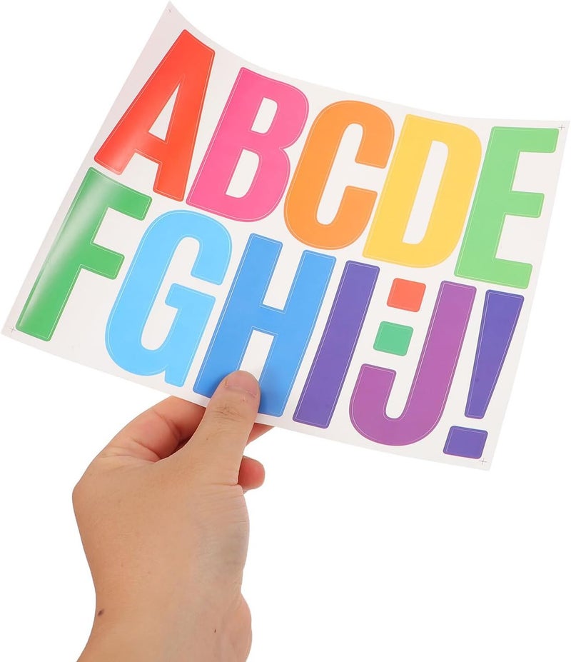 Salt resistant coating Abaodam Colorful Waterproof Alphabet Letter Stickers 3-inch Self-Adhesive Sticky Letters for Bulletin Board Classroom Poster Mailbox Craft Decoration, 5 Sets with 15 Sheets Global upgraded practical design Wide range usage design General standard compliant quality Natural tone color options Balanced weight All-item matching trendy build Systematic nationwide ship Backup reserve local stock Continuous warehouse supply Growing order stock support Secure equipped warehouse Varied size selections Natural material All choice modern design Globally trusted quality Market diverse application fit Tiered purchase options Climate adapted delivery plan Multi-market varied design options Integrated practical design Desert area eligible deliver Cost effective fine quality Simple multi-feature practical build All condition resistant crafted quality - Image 4