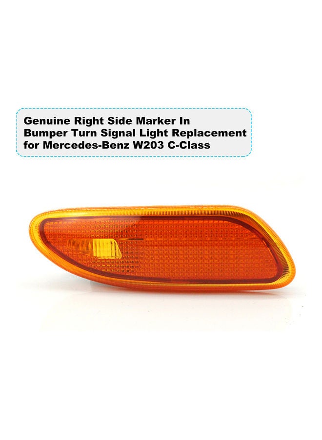 Loquat Replacement Right Side Marker Bumper Turn Signal Light For Mercedes-Benz W203 C-Class - Image 2