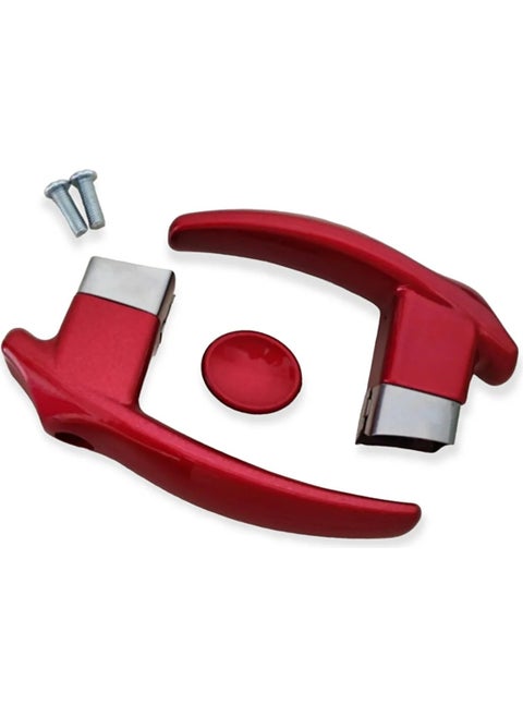 Red Teapot Handle Set (Front-Top Screw Inlet) Teapot Handle