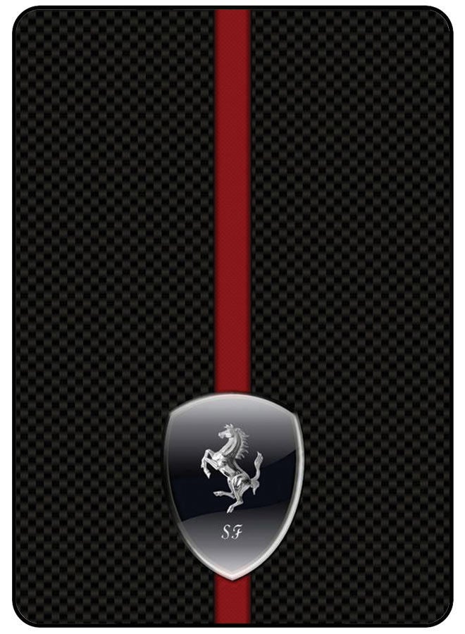 AMINA ALSHEBLI غطاء حماية لجهاز آبل آيباد برو 11 2020 بشعار فيراري - Image 1