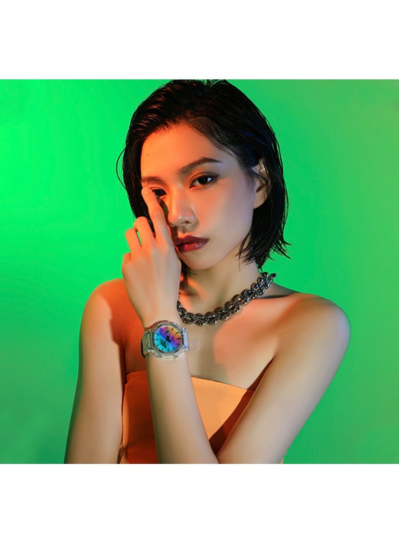 كاسيو الرياضة الثماني الزوايا للماء ساعة مضادة للصدمة GA-2100 أبيض أزرق أرجواني البرتقالي - Image 3