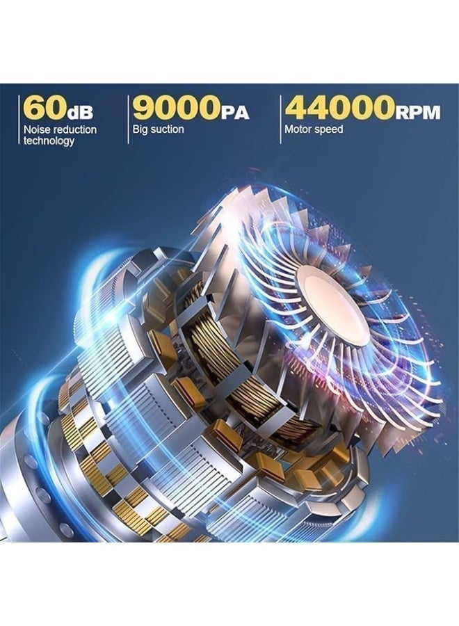 Blower Mini 3-in-1 Portable Cordless Vacuum Cleaner – Powerful suction for dust and dirt, car cleaning, keyboard and furniture cleaning – Rechargeable and easy to use - Image 4