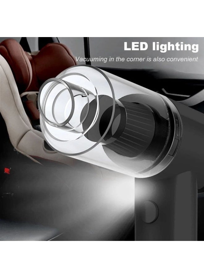 Blower Mini 3-in-1 Portable Cordless Vacuum Cleaner – Powerful suction for dust and dirt, car cleaning, keyboard and furniture cleaning – Rechargeable and easy to use - Image 3