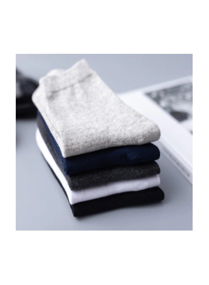 Top Quality 5 Pairs of Men's Cotton Socks  - Image 3