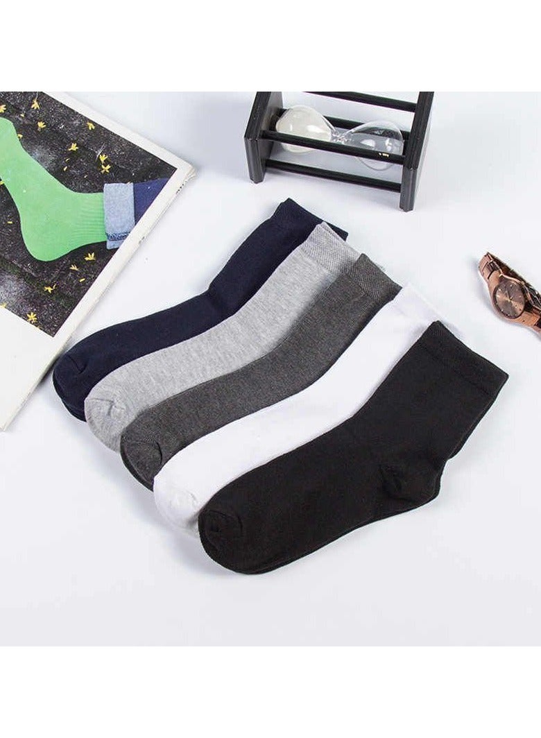 Top Quality 5 Pairs of Men's Cotton Socks  - Image 5