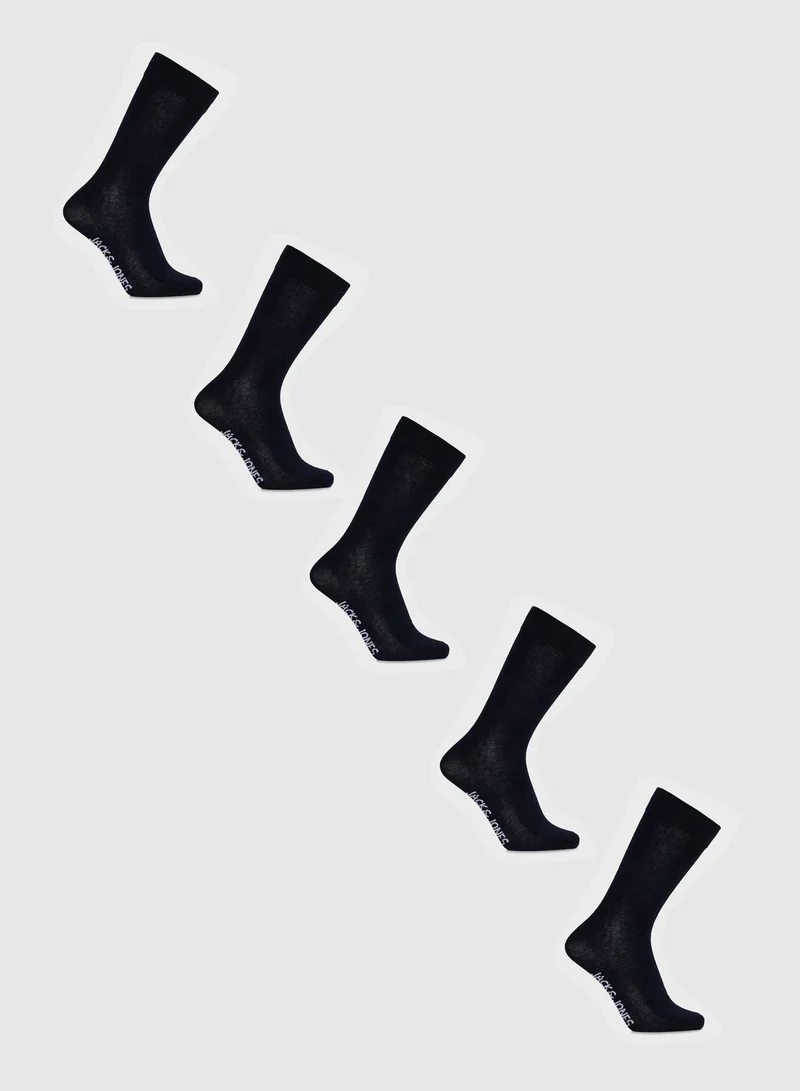 JACK & JONES 5 Pack Crew Socks