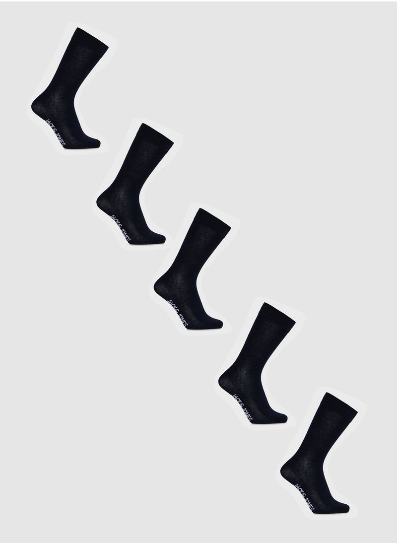 JACK & JONES - 5 Pack Crew Socks - Image 1