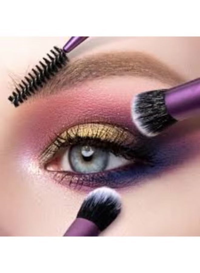 TECHNIQUES Eye Shade and Blend Set Makeup Brush Kit, 2 Count - (Packaging and Handle Color May Vary) - Image 4