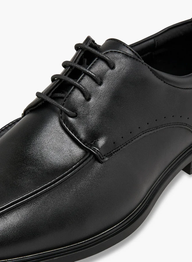 LBL by Shoexpress BLACK Men Lace-Up Derby Shoes for Men | Best Price UAE