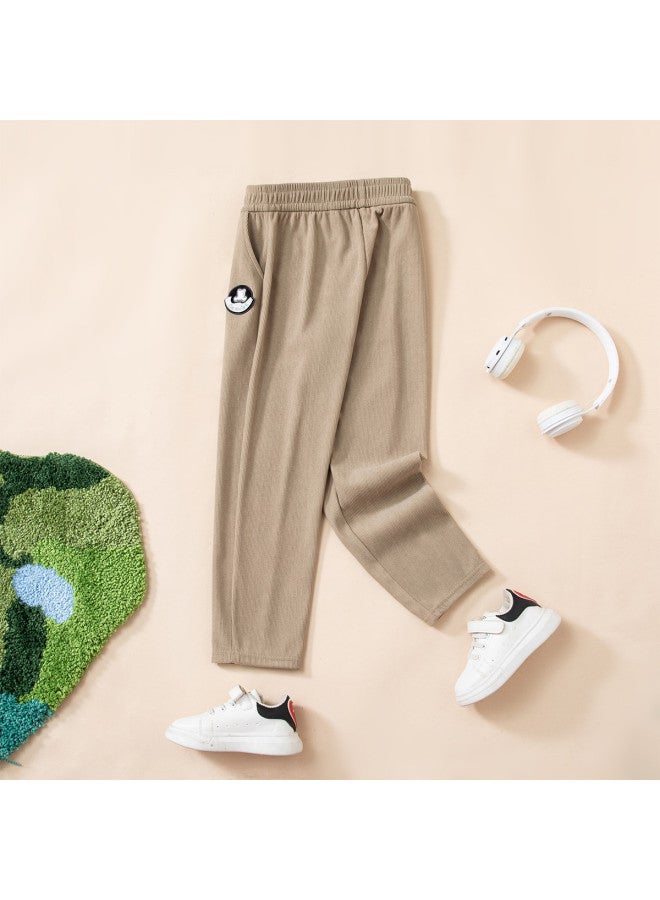 Jeanswest Simple And Comfortable Versatile Kids' Pants - Embroidered Loose-fit Casual Trousers For Boys & Girls (spring/autumn) - Image 4